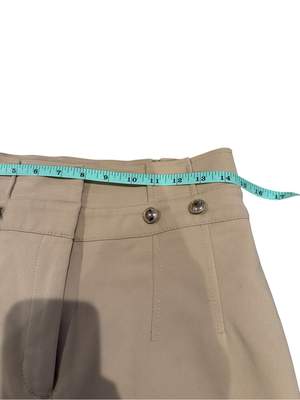 New York & Company High-Waisted Tailored Trousers in Tan - Picture 5 of 11